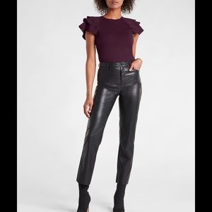 Express Purple Thong Bodysuit